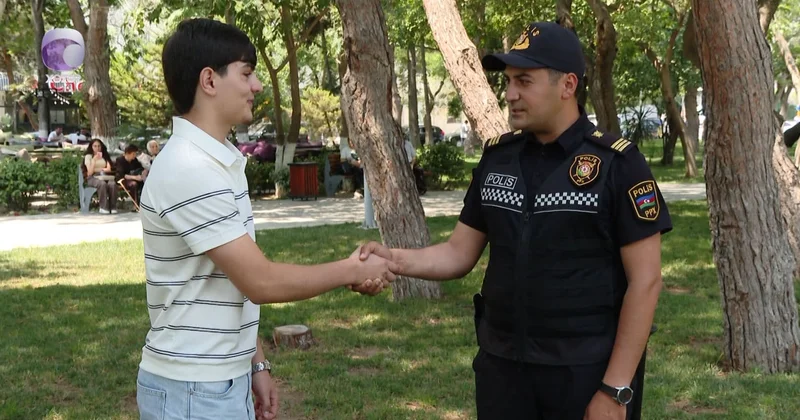 Polis əməkdaşı və abituriyent o hadisədən danişdilar VİDEO