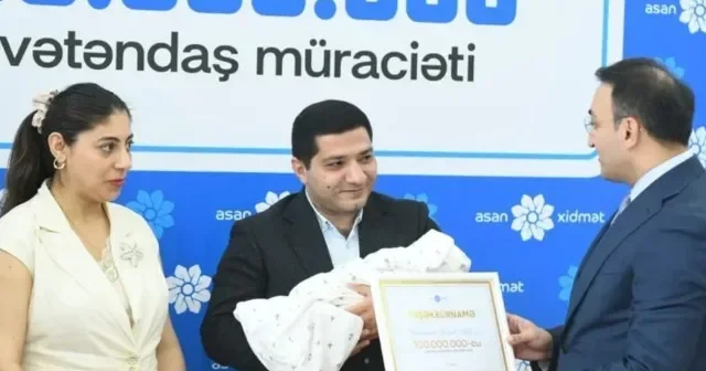 ASAN xidmətə 100 milyonuncu müraciət qeydə alındı