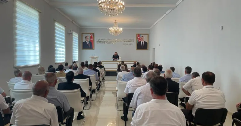 YAP Quba rayon təşkilatının 2026 cı ilin ilk altı ayı üzrə fəaliyyətinin yekunlarına həsr olunmuş hesabat yığıncağı keçirilib