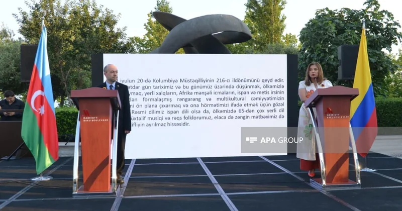 Bakıda Kolumbiyanın Milli Gününün qeydolunma mərasimi keçirilib FOTO