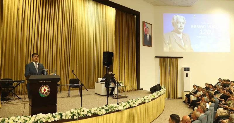 Ağstafada Səməd Vurğunun 120 illik yubileyi qeyd olundu Fotolar