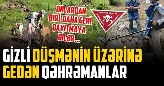 Hər addımda ölüm riski: Atası şəhid oldu, oğlu yolunu davam etdirir...