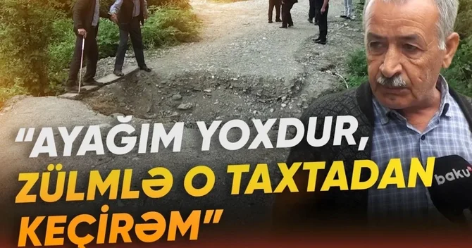 Sakinlər dəhşət yaşadılar: Kəndi su aparıb, tədbir görən yoxdur!