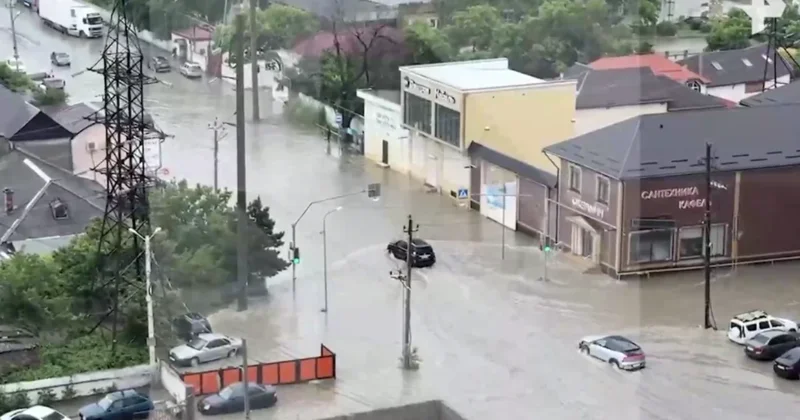 Dağıstanda leysan yağışlar səbəbindən 50 dən çox kəndlə əlaqə kəsilib