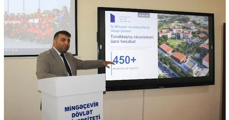 MDU da universitet sənaye əməkdaşlığı müzakirə olundu Fotolar