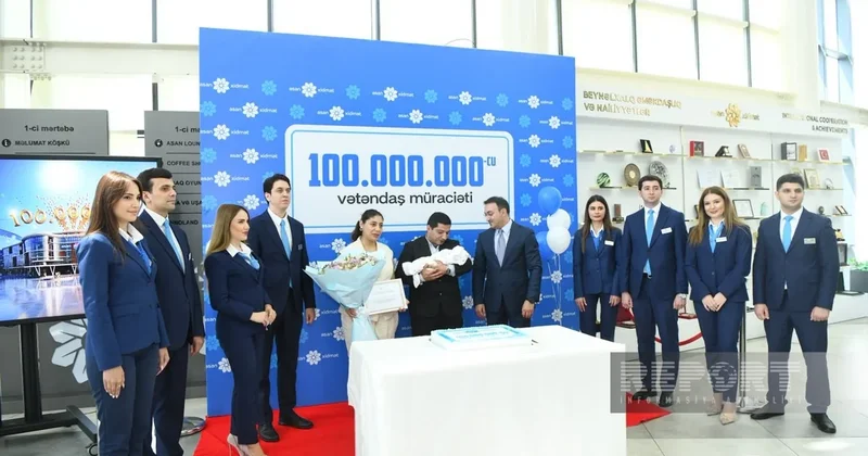 В ASAN xidmət зафиксировано 100 миллионное обращение