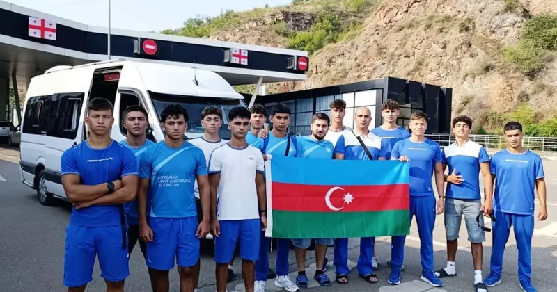 Avarçəkənlərimiz beynəlxalq yarış üçün Gürcüstana yollanıblar FOTO