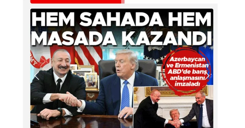 “Hürriyet” qəzeti: İlham Əliyev həm müharibədə, həm də danışıqlar masasında qalib gəlib