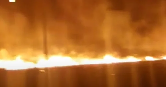 FHN Ağdamdakı yanğının görüntülərini yaydı Video