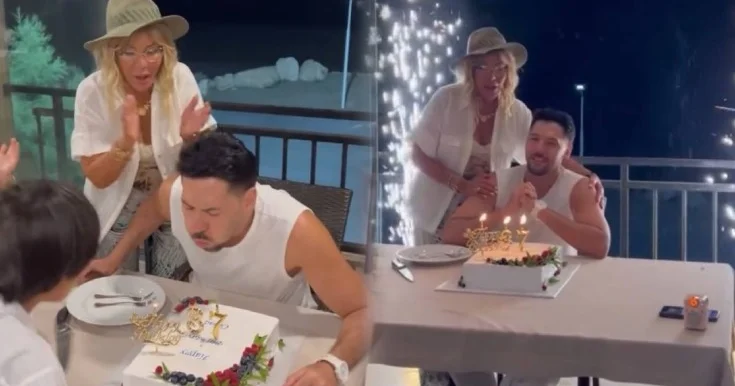 Brilliant Dadaşova oğlunun ad gününü bağında qeyd etdi Video