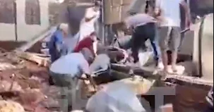 Kolumbiya zəlzələsindən daha bir görüntü VİDEO