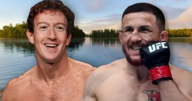 Mark Zukerberq UFC çempionu ilə gölün ortasında MƏŞQ ETDİ VİDEO