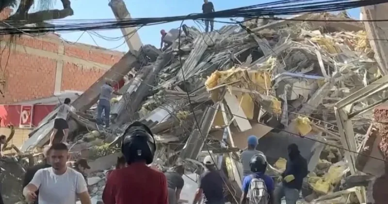 Kolumbiyada zəlzələdə ölənlərin sayı 55 ə çatdı VİDEO