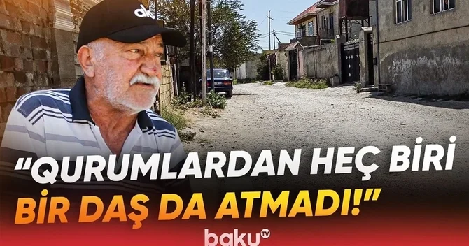 Masazırda bitməyən yol problemi: Qurumlar deyirlər ki, pul yoxdur
