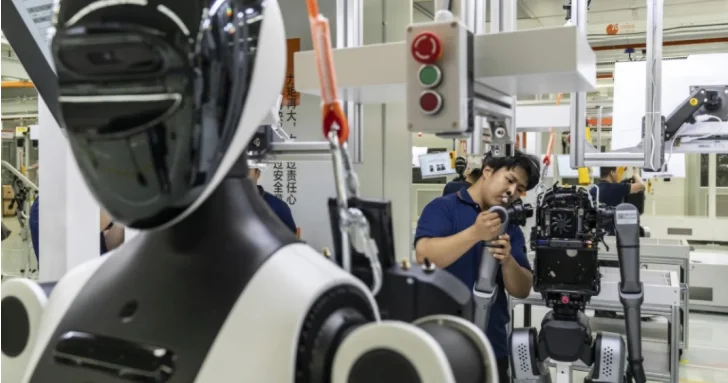 Çin humanoid robotların tədarükünün 97 faizinə sahibdir