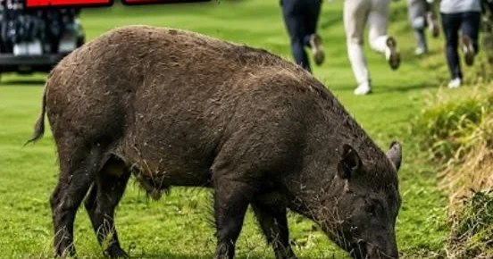 Qolf meydanında kuryoz hadisə, oyun yarımçıq dayandırıldı