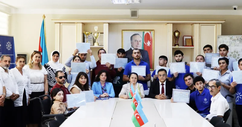 Əlilliyi olan gənclərin peşə hazırlığı üzrə növbəti qiymətləndirilməsi təşkil edilib