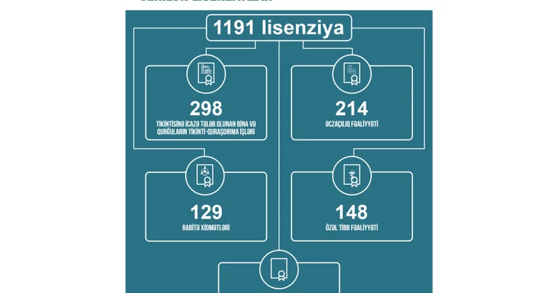 Yeddi ayda sahibkarlara 1191 lisenziya verilib