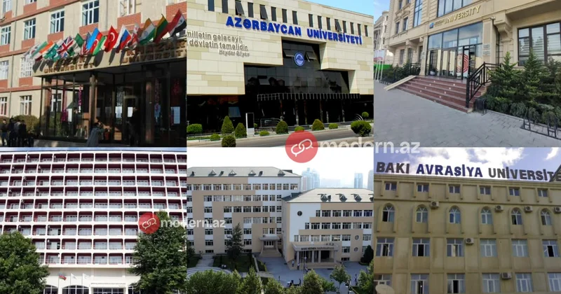 Ən bahalı və ən ucuz özəl UNİVERSİTETLƏR