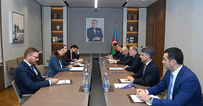 Avropanın yeni səfiri Ceyhun Bayramovun qəbulunda