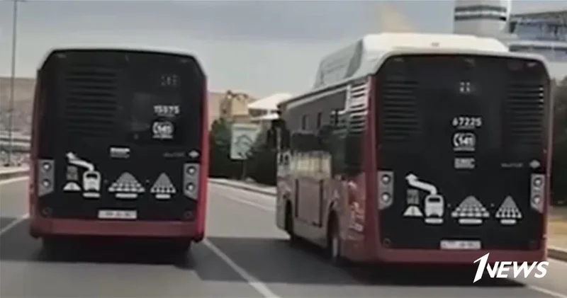 Кадры гонок BakuBus в Баку ВИДЕО
