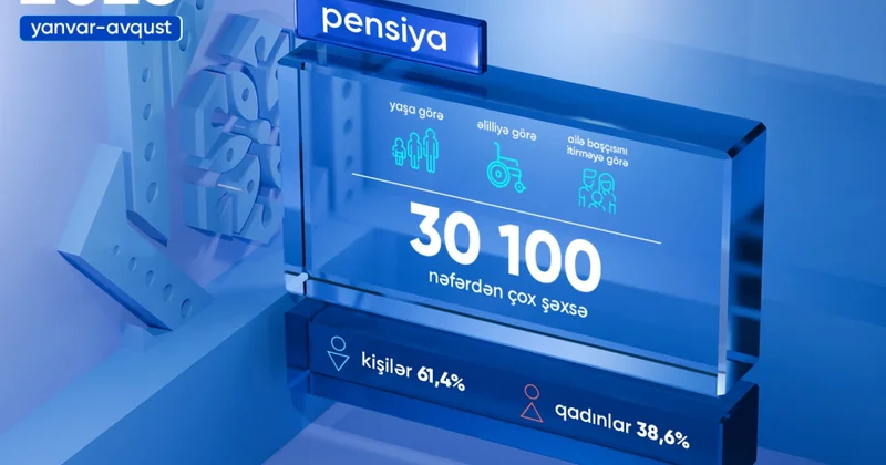 Səkkiz ayda proaktiv qaydada pensiya təyin edilənlərin sayı açıqlanıb