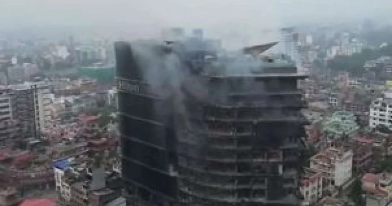 Nepalda “Z nəsli inqilabı”: Hilton hoteli də məhv edildi VİDEO