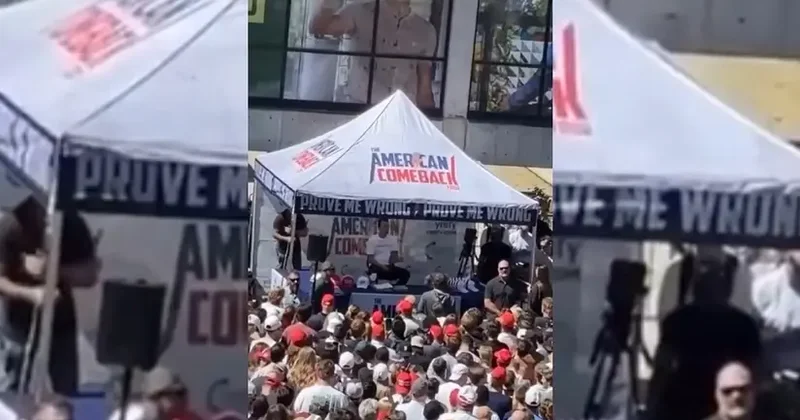ABŞ də amerikalı siyasətçi Çarli Kirkə sui qəsd edilib VİDEO