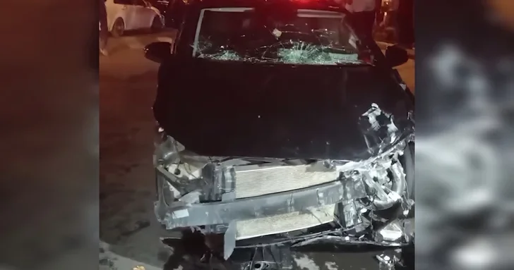 В Гяндже зарегистрировано столкновение двух автомобилей