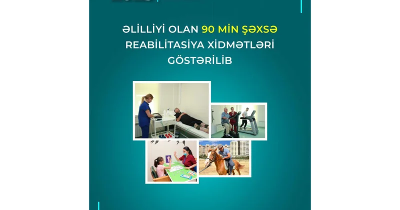 Əlilliyi olan 90 min şəxs reabilitasiya xidmətləri ilə təmin edilib