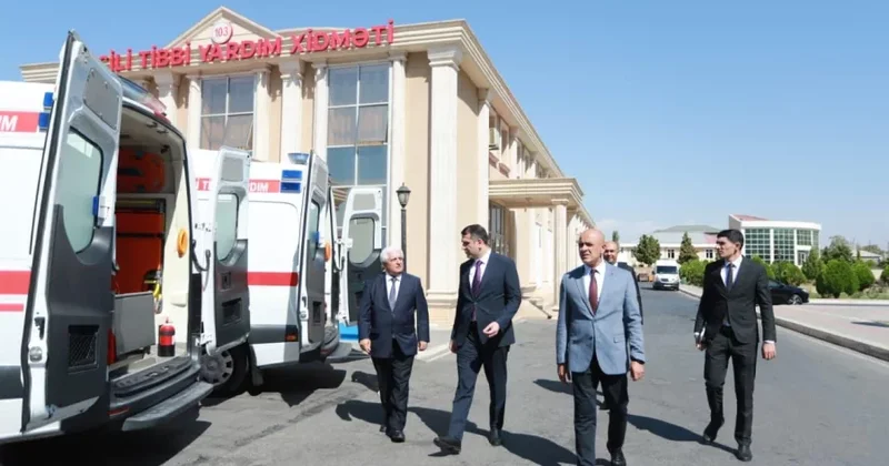 Naxçıvanda təcili tibbi yardım xidməti yenilənir FOTO