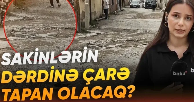 Öz hesablarına kanalizasiya xətti çəkdirdilər: Sakinləri təngə gətirən məsələ