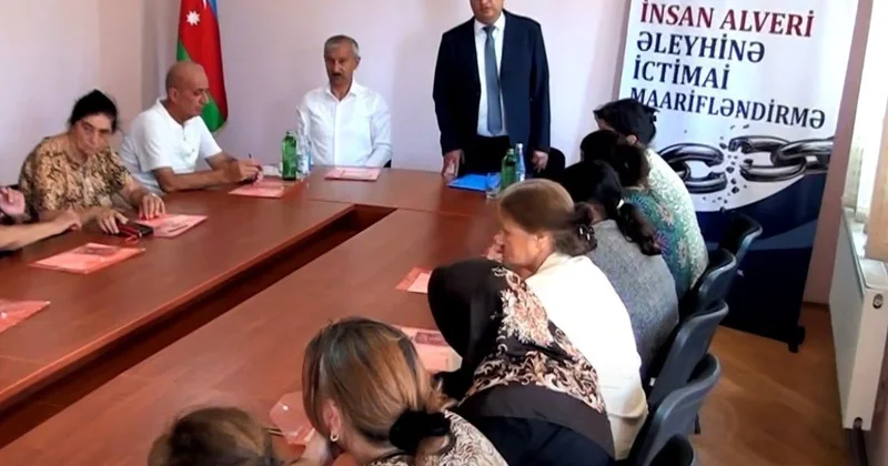 “İnsan alveri əleyhinə ictimai maarifləndirmə” layihəsi çərçivəsində növbəti tədbir Mingəçevirdə keçirilib