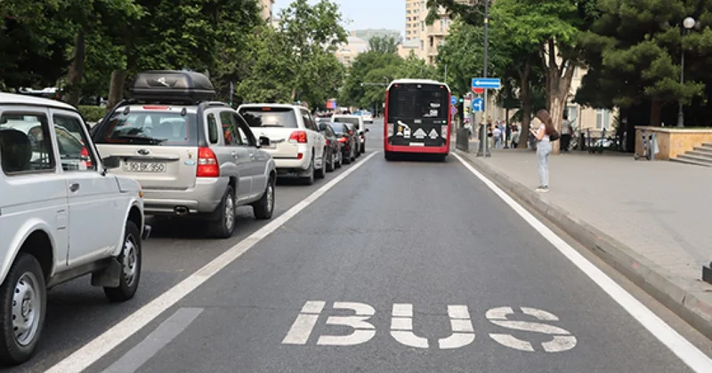 Velosipedçilərə xəbərdarlıq: Avtobus zolağına girsəniz...