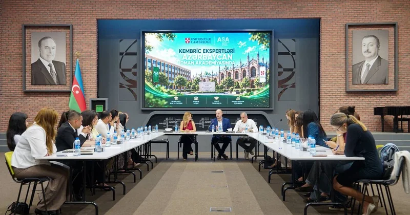 Kembric Universitetinin eksperti İdman Akademiyasında dəyirmi masa keçib FOTO