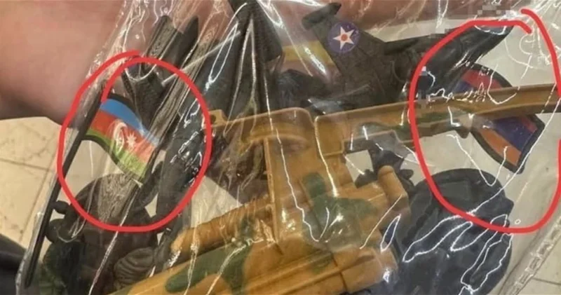 Война как детская игрушка: в Мадриде продают солдатиков с флагами Армении и Азербайджана ФОТО