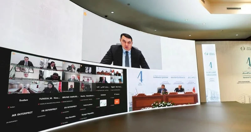 Adil Kərimli ICESCO Baş Konfransının növbədənkənar sessiyasında iştirak edib FOTOLAR