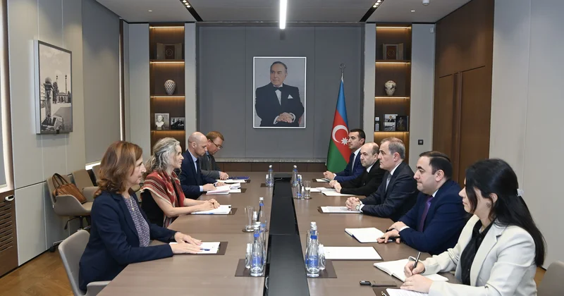 Ceyhun Bayramov Maqdalena Qrono ilə Azərbaycan Aİ əməkdaşlığını müzakirə edib