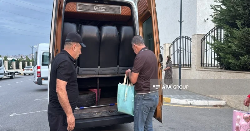 Şükürbəyli kəndinə növbəti köç karvanı yola salınıb FOTO