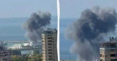 Soçi sahilinə pilotsuz qayıqlar hücum edib, yanğın başlayıb