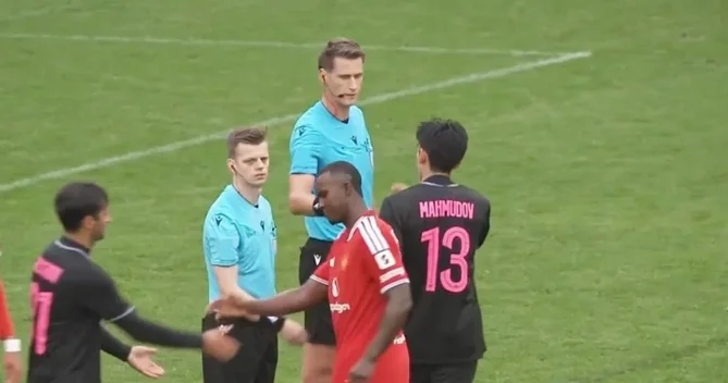 Sabah ın U 19 komandası UEFA Gənclər Liqasında Mançester Yunayted ə böyük hesabla uduzub