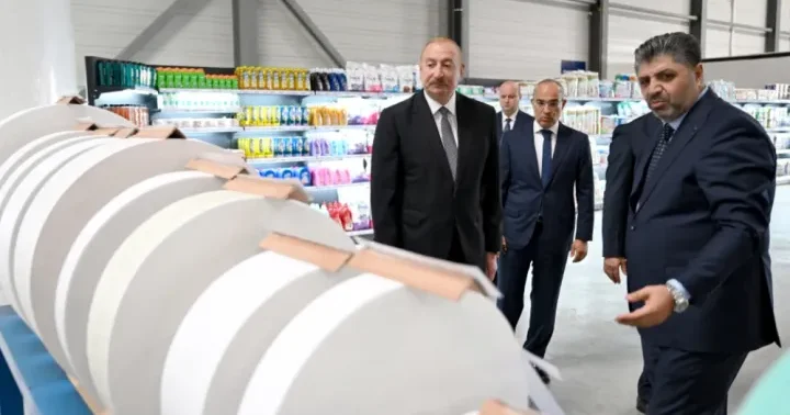 Bakıda yeni kağız və gigiyenik məhsullar zavodu açıldı 27 milyon manat sərmayə, 240 daimi iş yeri
