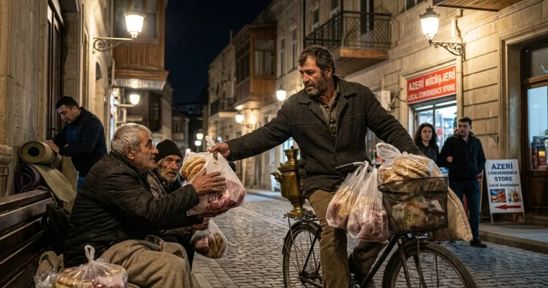 Restoranı qarət edib ərzaqları evsizlərə payladı 2 il həbs