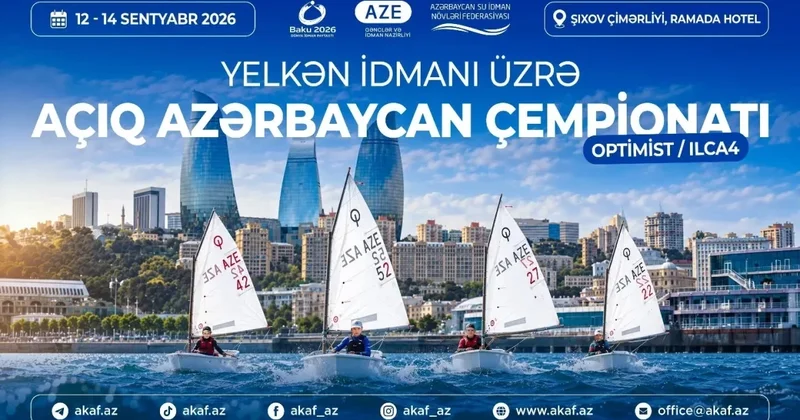 В Баку пройдет открытый чемпионат Азербайджана по парусному спорту