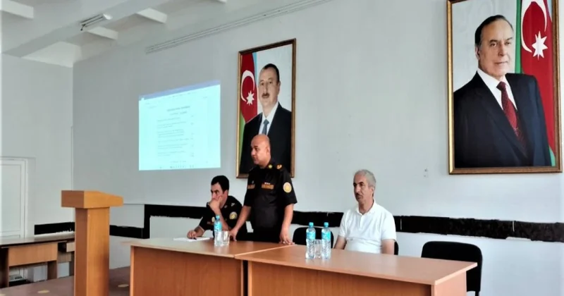 FHN in Şimal qərb Regional Mərkəzi mülki müdafiə kursları keçirib FOTO