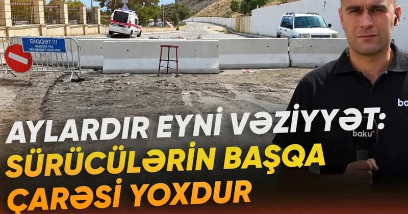 Badamdarda dörd aydır bağlı qalan yol: Nə təmir var, nə də bərpa VİDEO