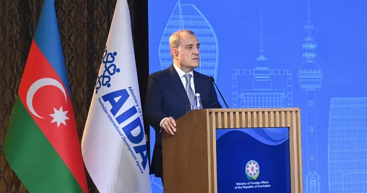 Джейхун Байрамов выступил на конференции к 15 летию агентства AIDA