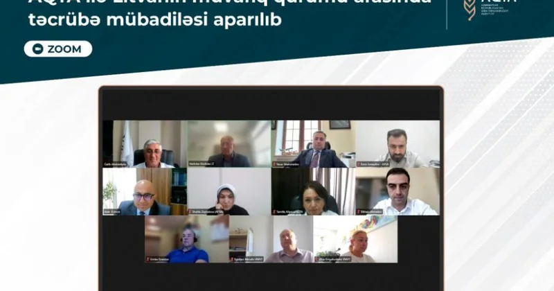 AQTA ilə Litvanın müvafiq qurumu arasında təcrübə mübadiləsi aparılıb