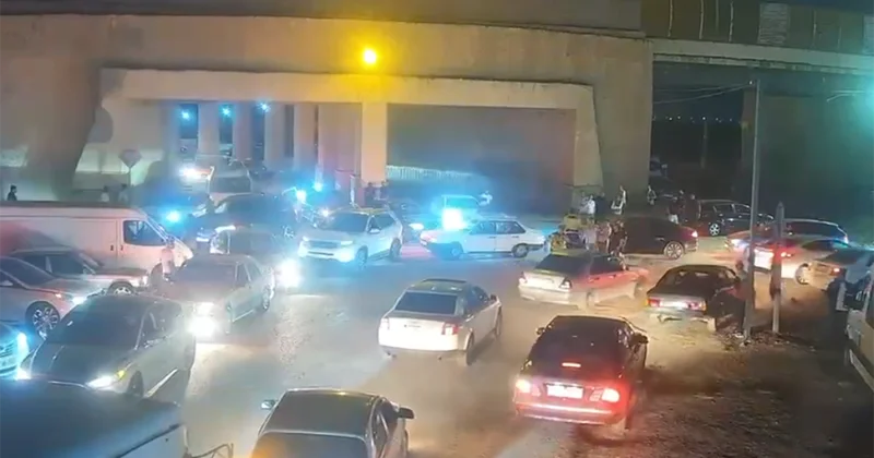 Bu yolda təmir gedir, sıxlıq var Video