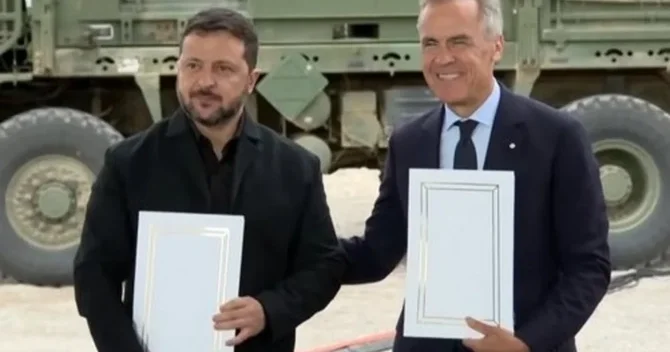 Ukrayna və Kanada 100 illik tərəfdaşlıq haqqında bəyannamə imzalayıblar